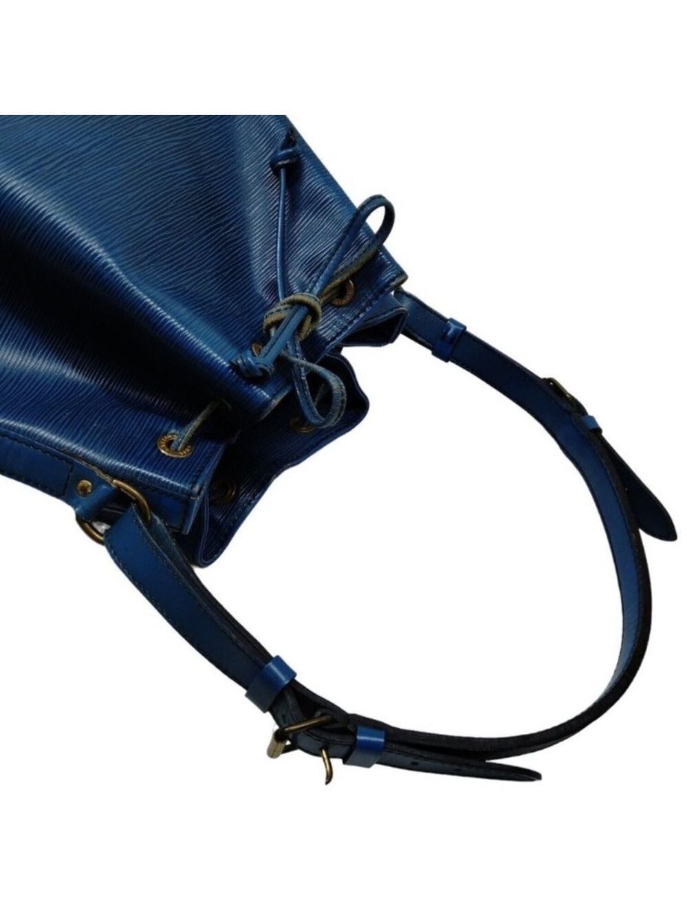 Louis Vuitton Blue Noe Epi Shoulder Bag EUC - Picture 3 of 10